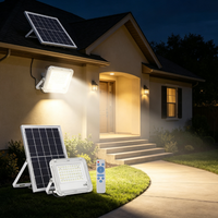 Projecteur solaire LED RGB en plastique IP65 à prix d'usine, réflecteur paysager, garantie de 2 ans, livraison rapide