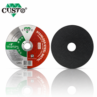 Disque de coupe abrasif haute performance en oxyde d'aluminium de 6 pouces (150 mm) à haute dureté et épaisseur de 1,6 mm, OEM pour la découpe de métaux