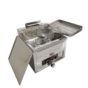 Friteuse commerciale semi-automatique de haute qualité pour frites, aliments soufflés, poulet et cacahuètes - Product Image 5