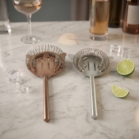 Passoire à bar en acier inoxydable durable, outils de bar pour cocktails, accessoire de kit de barman, passoire à glace, filtre à glace