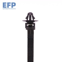 Organisateur universel de faisceaux de câbles automobiles, attaches réutilisables en nylon PA6 avec boucle réglable, clips de fixation pour câbles