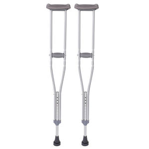 ไม้ค้ำยันใต้วงแขนทำจากอลูมิเนียมอัลลอยด์ น้ำหนักเบา ปรับระดับได้ สำหรับผู้ใหญ่และผู้สูงอายุ พร้อมปลายยางกันลื่น - Product Image 2