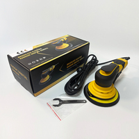 Lijadora orbital aleatoria eléctrica sin escobillas de 6 pulgadas (150 mm) con velocidad variable para el refinado de pintura de carrocerías de automóviles
