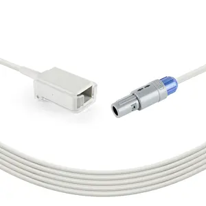 迈瑞MEC1200 MEC 1000 Datascope兼容SpO2适配器电缆0010-20-42594 Spo2扩展电缆6针2指南