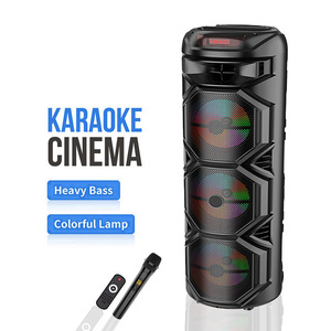 ZQS8301ไฟ LED ไร้สายขนาด8นิ้ว400W สำหรับงานปาร์ตี้ดีเจเวทีไมค์มัลติมีเดียคาราโอเกะซับวูฟเฟอร์ลำโพงซับวูฟเฟอร์สำหรับใช้ในงานปาร์ตี้ - Product Image 1