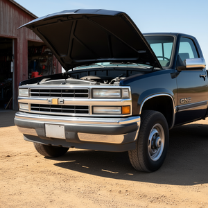 Correa de acero negra para tanque de combustible delantero GMC C/K Pick Up 1500 2500 3500, atornillable, piezas para camioneta 15611433 - Product Image 2