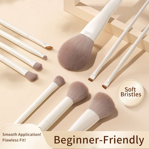 Nouvel ensemble professionnel de luxe complet de 5/7/12 pièces, pinceaux de maquillage pour le <span class=keywords><strong>visage</strong></span> à manche lisse, <span class=keywords><strong>kit</strong></span> d'outils pour femmes - Product Image 4