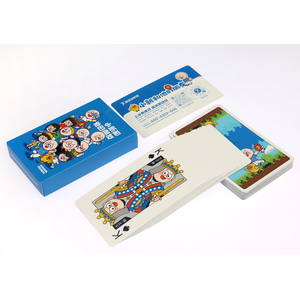 High Quality Paper <b>Playing</b> <b>Cards</b> Custom Logo Printed Cute Cartoon Poker Deck Flexible Personalized Anime Game <b>Cards</b> - Product Image 1