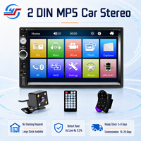 Fournisseur en gros d'autoradios 2DIN 7 pouces avec écran tactile, Bluetooth, radio FM, USB/TF, AUX, Mirror Link et caméra de recul