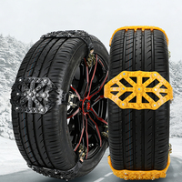 Chaînes à neige pour voiture, en TPU, avec attaches en câble, pour voitures tout-terrain, berlines, SUV, fourgonnettes, pneus universels