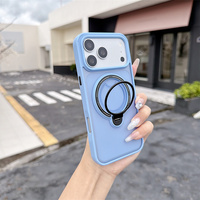 Coque magnétique tendance pour iPhone 18 Pro Max avec béquille, antichoc, fine et mate, accessoires de protection pour téléphone portable, vente en gros