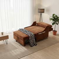 Canapé-lit convertible pliable de style moderne en tissu pour petit appartement, salon, nouveau style de canapé-lit, canapé pliable