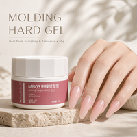 Gel dur de modelage pour ongles HEMA TPO Free YezeColour 30g en pot, gel d'extension UV LED à retirer par trempage, vente en gros, livraison rapide, faible MOQ