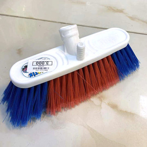 Balai à poils doux, poils en nylon, manche en plastique, nettoyage des sols, usage domestique - Product Image 2