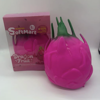 Jumbo Squishy Superzachte TPR Drakenvrucht Fidget Toys Kneedbare Simulatie Eten Decompressie Speelgoed Fidget Toys