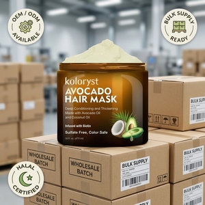<span class=keywords><strong>Maschera</strong></span> Riparatrice Profonda all'Olio di Cocco con Biotina e Avocado da 473ml <span class=keywords><strong>per</strong></span> <span class=keywords><strong>Capelli</strong></span> Danneggiati e <span class=keywords><strong>Colorati</strong></span>, Trattamento Nutriente Anti-Crespo - Product Image 4