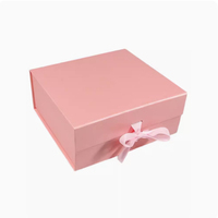 Großhandel Benutzerdefiniertes Logo Premium Luxus Karton Faltbare Perücken-Haarverlängerungs-Kosmetik Rosa Magnetische Geschenkverpackung