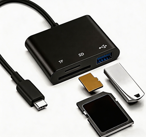 <span class=keywords><strong>Lettore</strong></span> <span class=keywords><strong>di</strong></span> <span class=keywords><strong>Schede</strong></span> Mobile Type-C USB OTG, Unità Flash per <span class=keywords><strong>Schede</strong></span> <span class=keywords><strong>SD</strong></span> e TF, Trasferimento Dati da Fotocamera, Hub USB-C Compatibile con Più Sistemi, <span class=keywords><strong>Lettore</strong></span> <span class=keywords><strong>di</strong></span> <span class=keywords><strong>Schede</strong></span> <span class=keywords><strong>di</strong></span> Memoria - Product Image 1