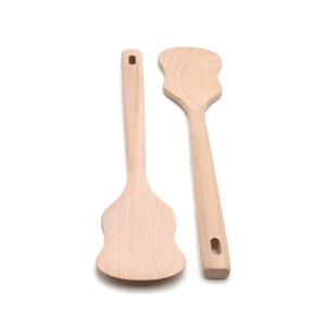 Cuillères fantaisie en bois style <span class=keywords><strong>guitare</strong></span>, spatule <span class=keywords><strong>guitare</strong></span>, ustensiles de service à long manche, ensemble d'ustensiles de cuisine innovants pour mélanger - Product Image 2