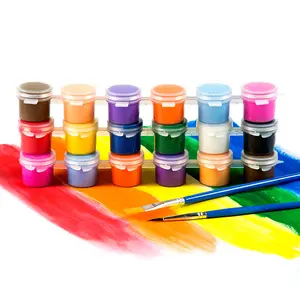 6Color 5ML Watercolor Paint With Brush For Kid DIY Art Drawing