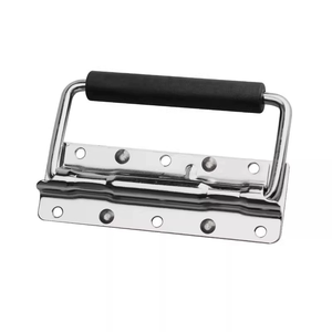 Heavy Duty Stainless Steel Suitcase <b>Handle</b> Spring Loaded for Versatile Use in Kitchen Bedroom Outdoor & Flight Case Cabinets - Product Image 1