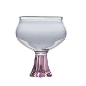 Tasse à thé en verre borosilicate résistant à la chaleur, faite à la main, avec pied, pour dégustation de thé, petit verre à vin, usage personnel - Product Image 4