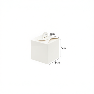 Scatola di Carta ILAN 8x8x8 Cm Cubo Pieghevole per Confezione Regalo 6 Pezzi - Product Image 1