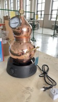 Kit de distillation domestique électrique/à feu direct en cuivre DYE 2L-30L pour whisky, rhum, brandy – Haute productivité