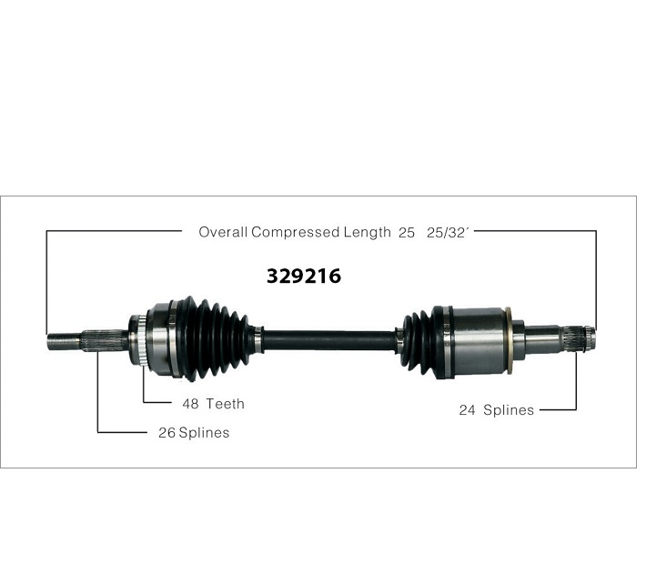 Kawacvjoints OEM 2200400U8510 - JAC J5 Heyue A30 CV Joint