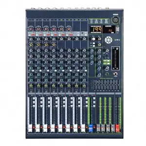 Konsol pencampur Mixer Digital Audio, Mixer Audio perekam suara USB profesional
