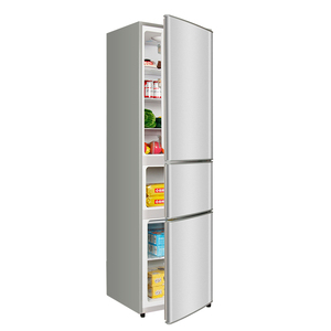 Refrigerador de Estilo Moderno con Tres Puertas y Gran Volumen de 206L, Refrigerador y Congelador para el Hogar - Product Image 3