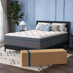 <span class=keywords><strong>Materasso</strong></span> <span class=keywords><strong>matrimoniale</strong></span> king size personalizzato in scatola, <span class=keywords><strong>materasso</strong></span> arrotolabile ibrido in memory foam con molle insacchettate per camera da letto - Product Image 1