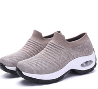 Chaussettes de chaussures de marche moins chères maille pied Airpad filles mocassins de jazz modernes baskets de danse pour femmes