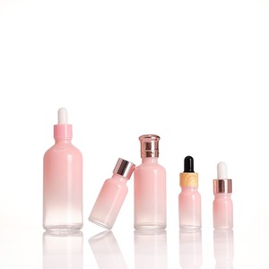 ขวดหยดน้ำสีไล่ระดับสีขวดแก้วใส่น้ำมันหอมระเหยแบบพกพาภาชนะบรรจุเซรั่มเข้มข้นสำหรับบำรุงผิว - Product Image 3