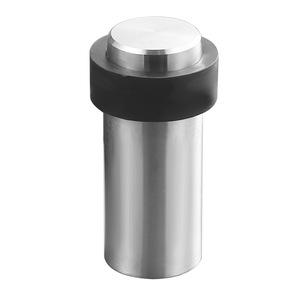 Butoir de porte circulaire magnétique moderne en acier inoxydable pour salle de bain - Product Image 6