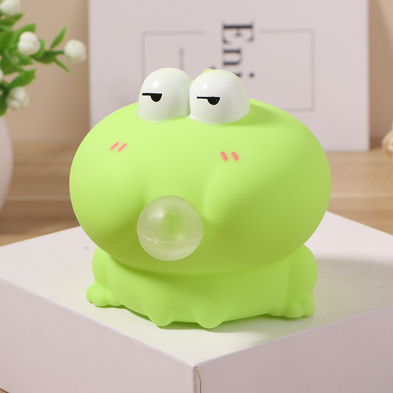 Bubble blowing squeeze toy [frog]