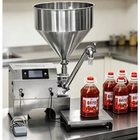 Machine de remplissage automatique de pâte de chili, de pâte d'ail et de granulés, pour pâtes à haute viscosité, crèmes glacées et sauces alimentaires