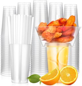Gobelets en plastique résistants à la chaleur pour snacks et boissons, avec couvercle-bol à snacks intégré, vente en gros - Product Image 1