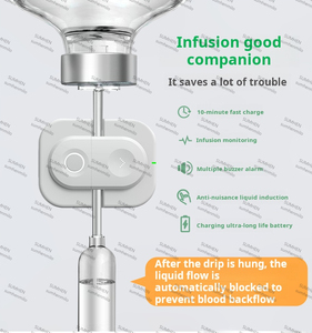 Alarma de Infusión, Recordatorio de Goteo de Gran Volumen Recargable por USB, Alarma de Infusión para Bajas Dosis, Acompañamiento en Cama de Hospital - Product Image 2