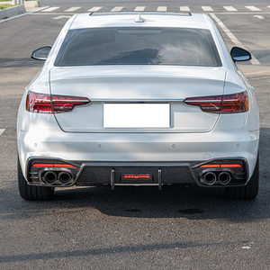 Lèvre de diffuseur arrière en fibre de carbone sèche pour Audi A4 <span class=keywords><strong>S4</strong></span> B9 Pa <span class=keywords><strong>2021</strong></span> + - Product Image 5