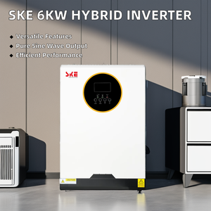 SKE Inverter tali tenaga surya fotovoltaik 6KW, dengan baterai fase tunggal Off-grid <span class=keywords><strong>MPPT</strong></span> Hybrid Solar 6,2 kW WIFI bawaan - Product Image 2