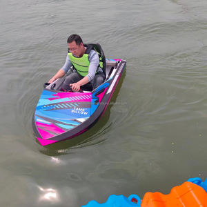 2025 alta velocità su ordinazione di alta qualità sport acquatici elettrici adulti piccolo <span class=keywords><strong>Jet</strong></span> Boat 15KW 20KW Go-Kart barca, con CE MSDS - Product Image 5