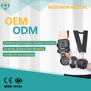Attelle de <span class=keywords><strong>coude</strong></span> ROM Bosegrow avec charnière réglable, immobilisateur de bras pour la rééducation post-chirurgicale, <span class=keywords><strong>orthèse</strong></span> de contrôle de la flexion et de l'extension - Product Image 1