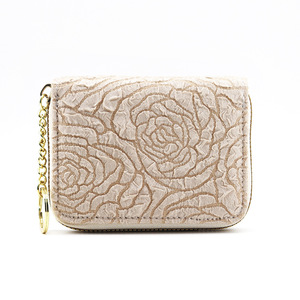 Portefeuille en <span class=keywords><strong>cuir</strong></span> grande capacité pour <span class=keywords><strong>femme</strong></span> avec fermeture éclair, <span class=keywords><strong>porte</strong></span>-cartes et <span class=keywords><strong>porte</strong></span>-<span class=keywords><strong>monnaie</strong></span>, nouveau sac à fleurs pour <span class=keywords><strong>femme</strong></span> - Product Image 5