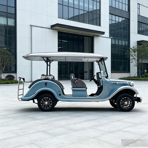 Vehículo Turístico Eléctrico Clásico Vintage de Estilo Único con Techo Abierto, Personalizado para Parques Culturales y Creativos - Product Image 1