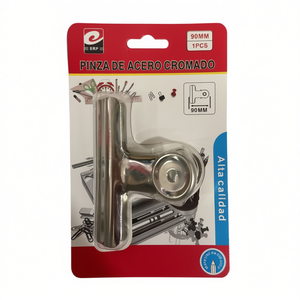 Pince en acier chromé 90 mm de haute qualité pour le bureau et les loisirs créatifs - Product Image 1