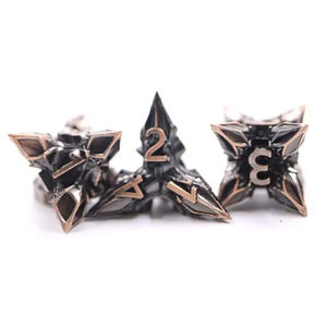 ダイスセット7ダイ多面体DNDダイスセットロールプレイングゲームダイスD & D - Product Image 1