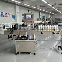 Máquina Tapadora Automática de Cuatro Ruedas Tipo Pico de Pato, Adecuada para Tapar Botellas con Cabeza Dosificadora y Botellas con Pulverizador.