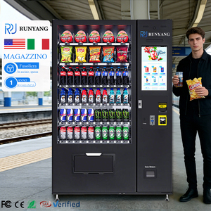 RUNYANG Máquina Expendedora Inteligente Personalizada con Pantalla Táctil y Tecnología IA para Bebidas y Snacks al Aire Libre - Product Image 1