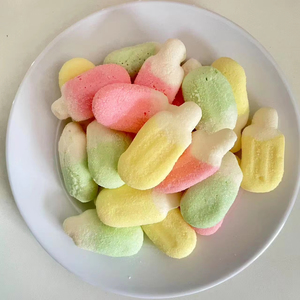 Bán buôn tùy chỉnh đầy màu sắc Gummy đóng băng khô kẹo chua ngọt trái cây có hương vị đóng băng khô Kem - Product Image 1